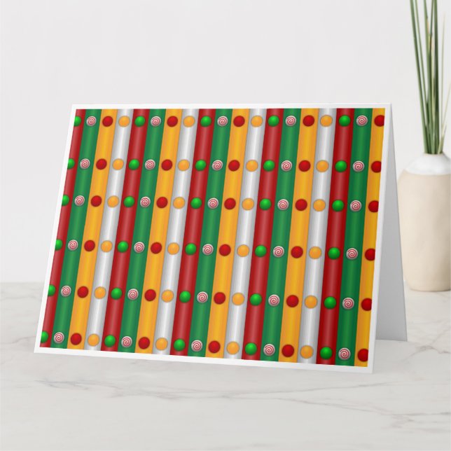 Weihnachtsbars Karte (Vorderseite)