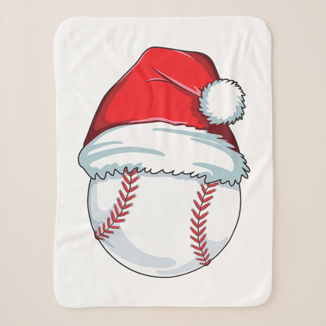 WeihnachtsBaseball für Kinder Männer Ball Santa Pa Sherpadecke (Vorderseite)