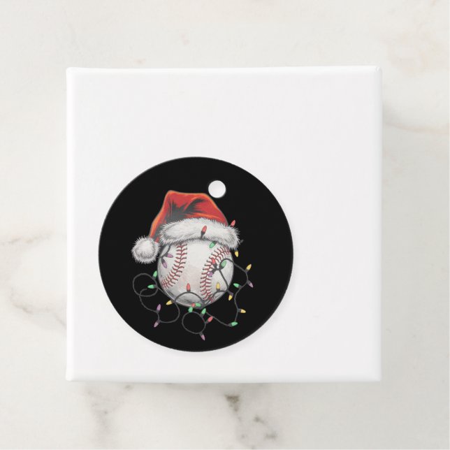 WeihnachtsBaseball-Spieler Geschenkanhänger (Beispiel)
