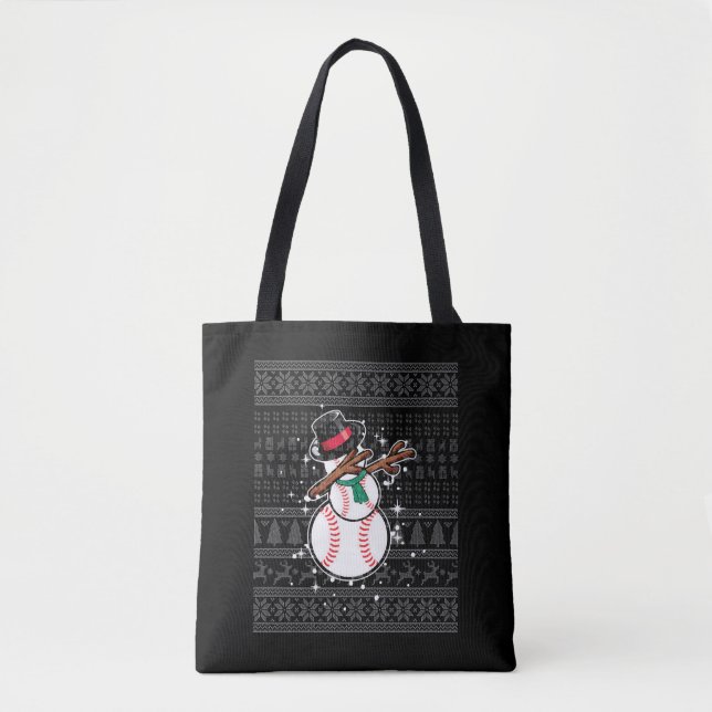 WeihnachtsBaseball Tasche (Vorderseite)