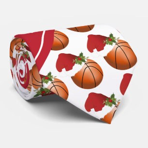 Weihnachtsbasketball-Design Krawatte