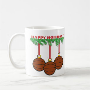 Weihnachtsbasketball-Tasse Kaffeetasse