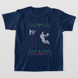 Weihnachtsbasketballsportarten T-Shirt