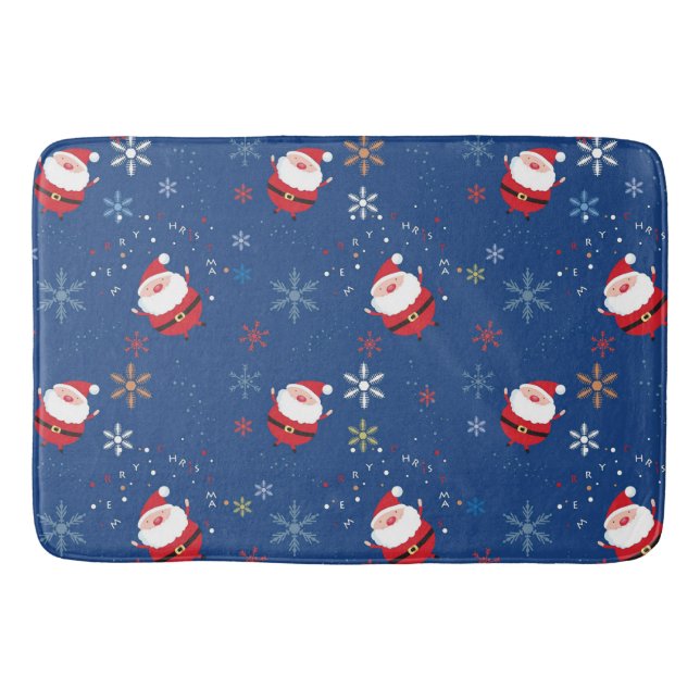 Weihnachtsbath Mat/Santa Badematte (Vorderseite)