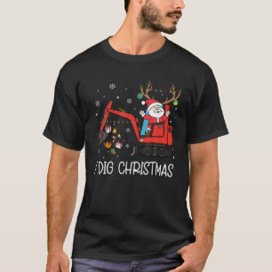 Weihnachtsbaubagger B T-Shirt