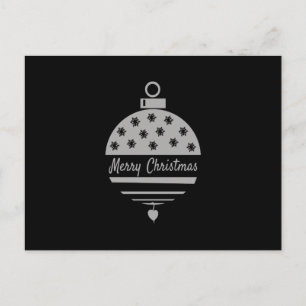 Weihnachtsbauble Frohe Weihnachten Postkarte