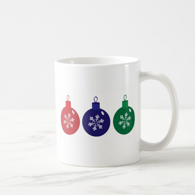 Weihnachtsbaubles Kaffeetasse (Rechts)