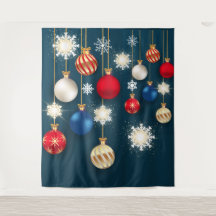 Weihnachtsbaubles Schneeflocken-Dekoration im Hint