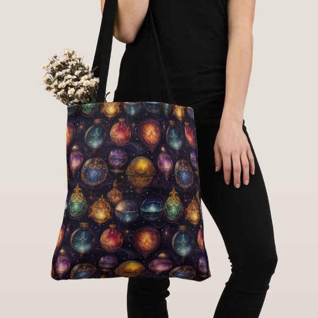 Weihnachtsbaubles Tote Tasche (Von Nahem)