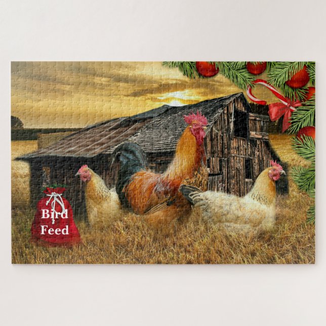 Weihnachtsbauernhof Hen Barn Coop (Horizontal)
