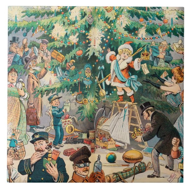 Weihnachtsbaum (1902) fliese (Vorderseite)