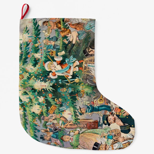 Weihnachtsbaum (1902) großer weihnachtsstrumpf (Vorderseite)