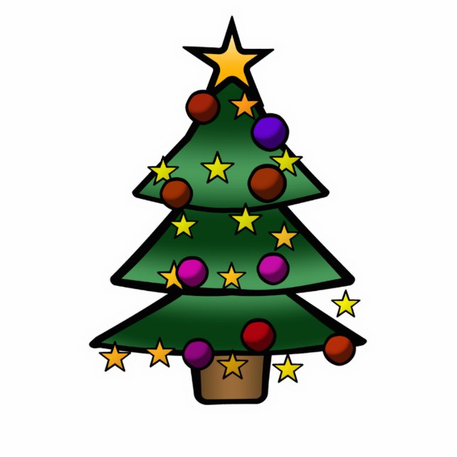 Weihnachtsbaum 1 fotoskulptur magnet (Vorne)