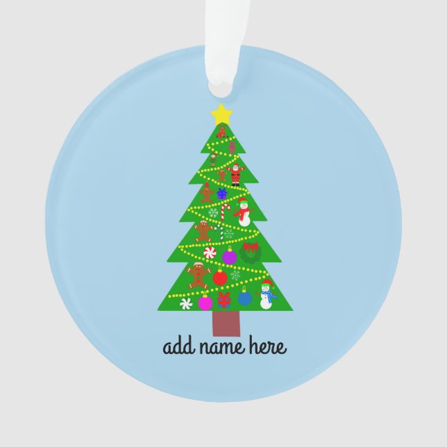 Weihnachtsbaum #1 ornament (Vorderseite)