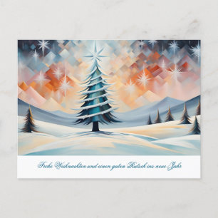Weihnachtsbaum 1 postkarte