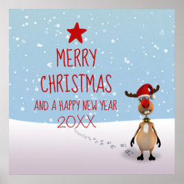 Weihnachtsbaum 2023 von Funny Rentier Poster