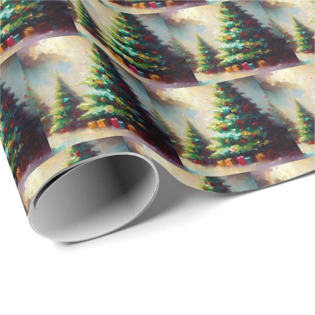 Weihnachtsbaum 2 geschenkpapier (Rolleneckpunkt)