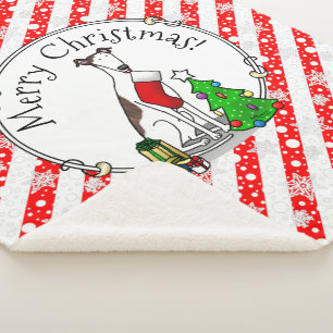 Weihnachtsbaum 2 Grauhund (gebürstlich weiß) Dog F Sherpadecke