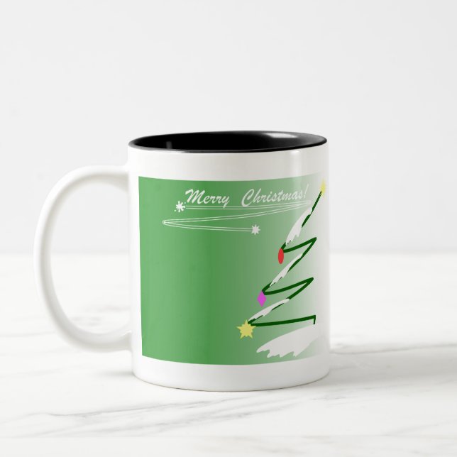 Weihnachtsbaum 39 zweifarbige tasse (Links)