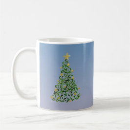 Weihnachtsbaum Abstract Design Kaffeetasse