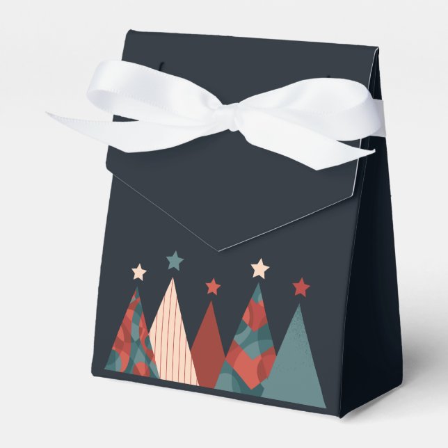 Weihnachtsbaum abstrakt geschenkschachtel (Vorderseite)