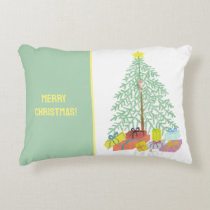 Weihnachtsbaum-Akzentkissen Dekokissen