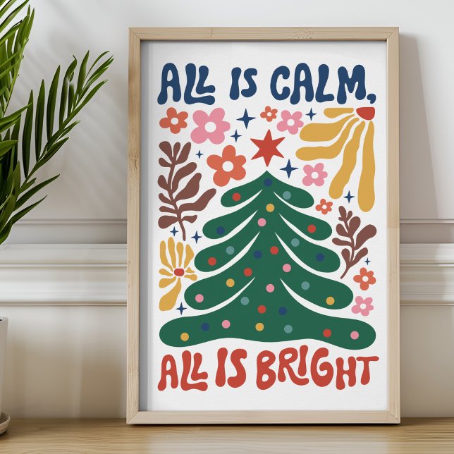 Weihnachtsbaum alles ist ruhig ist alles hell mode poster (Von Creator hochgeladen)