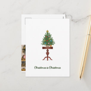 Weihnachtsbaum auf Beistelltisch Foto Weihnachten