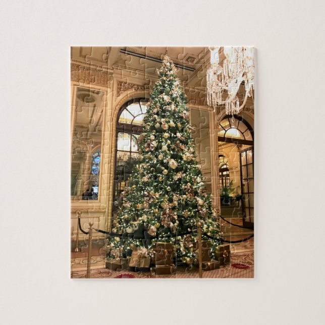 Weihnachtsbaum auf der Plaza 8X10 (Vertikal)