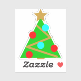 Weihnachtsbaum Aufkleber