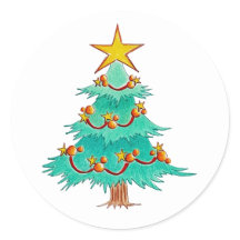 Weihnachtsbaum-Aufkleber