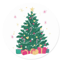 Weihnachtsbaum-Aufkleber