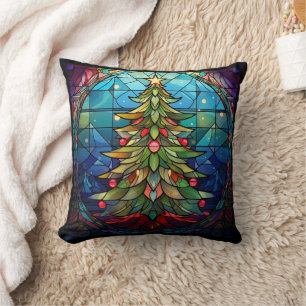 Weihnachtsbaum aus festem Glas Kissen