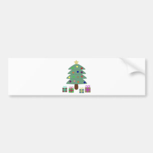 Weihnachtsbaum Autoaufkleber