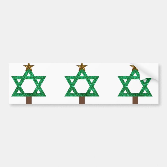 Weihnachtsbaum Autoaufkleber (Vorne)