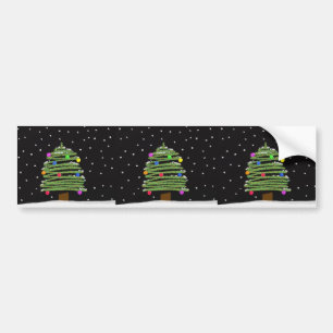 Weihnachtsbaum Autoaufkleber