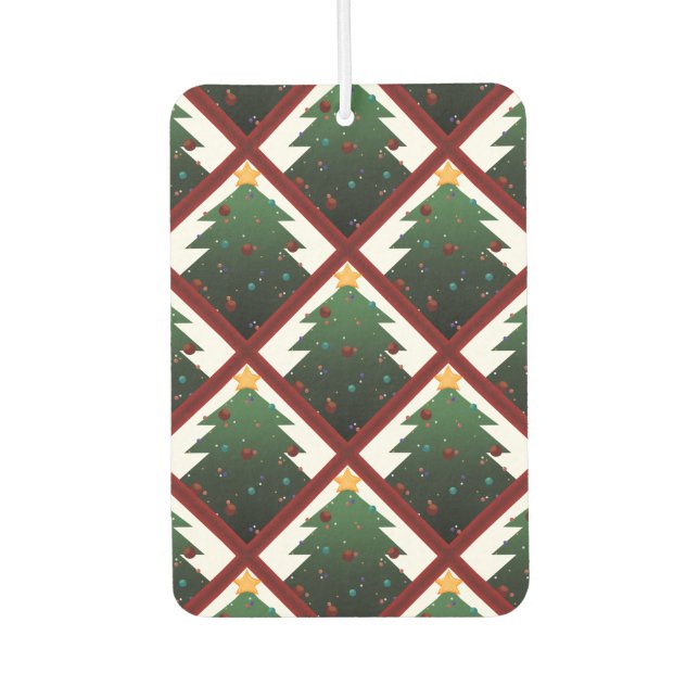 Weihnachtsbaum Autolufterfrischer (Vorderseite)