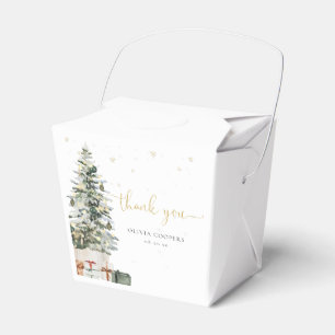Weihnachtsbaum-Baby-Shower-Geschenkbox Geschenkschachtel