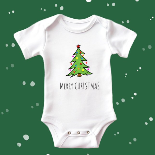 Weihnachtsbaum Baby Strampler (Von Creator hochgeladen)