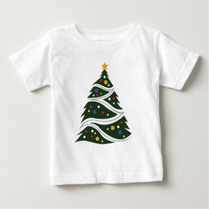 Weihnachtsbaum Baby T-shirt