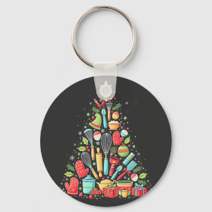 Weihnachtsbaum Backen Koch Cook Xmas Schlüsselanhänger