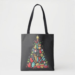 Weihnachtsbaum Backen Koch Cook Xmas Tasche