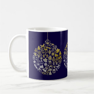 Weihnachtsbaum Ball Ornament + Ihre Ideen Kaffeetasse