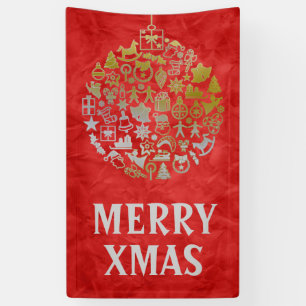 Weihnachtsbaum-Ballverzierungen + Ihre Ideen Banner