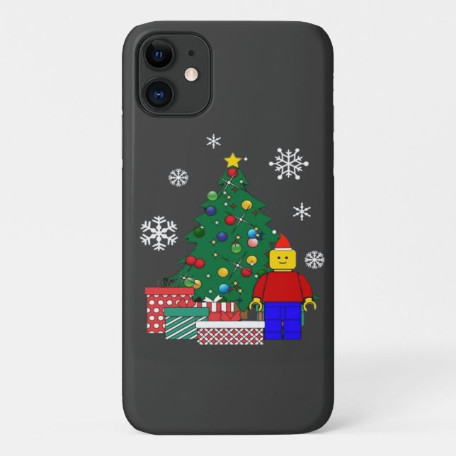 Weihnachtsbaum Baseball Case-Mate iPhone Hülle (Rückseite)
