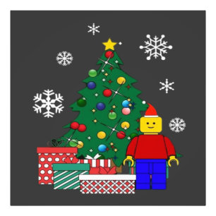 Weihnachtsbaum Baseball Fotodruck