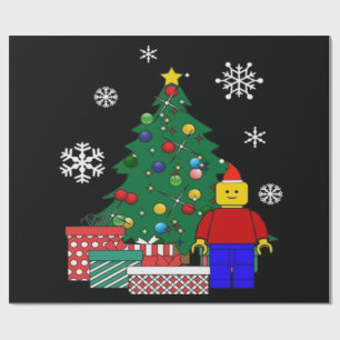 Weihnachtsbaum Baseball Geschenkpapier