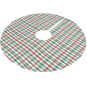 Weihnachtsbaum-Basisabdeckung Traditionelles Rotes Polyester Weihnachtsbaumdecke