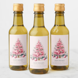 Weihnachtsbaum Baubles Mini Weinflaschen Etiketten