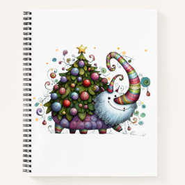 Weihnachtsbaum Beast Spiral Notebook Notizbuch